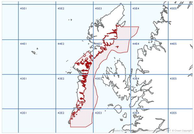 Figure 21: Map of proposed Outer Hebrides Creel Limitation Area.
