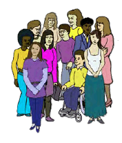 A local community standing together