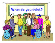 A community being asked what they think