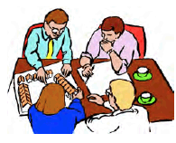 A Comittee discussing plans