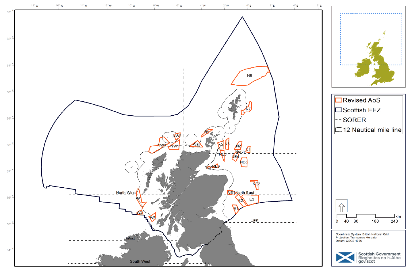 Figure 2. Proposed Areas of Search