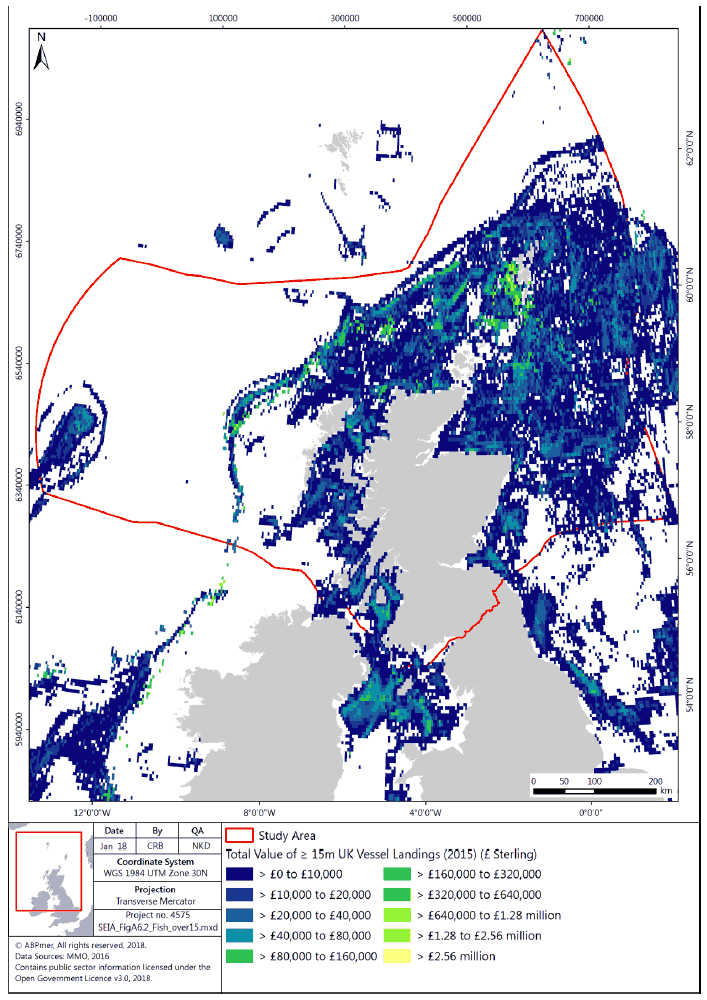 Figure A.7.2 Value of landings from >15 m UK vessels