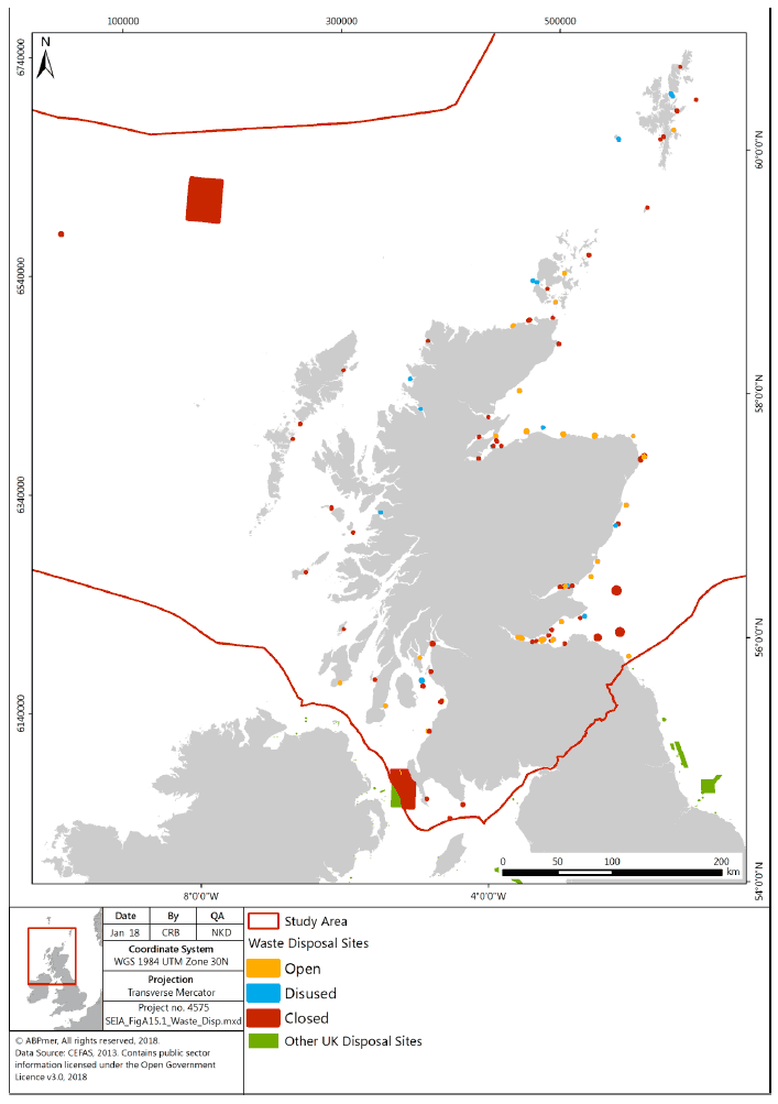 Figure A.16.1 Waste disposal sites in Scotland