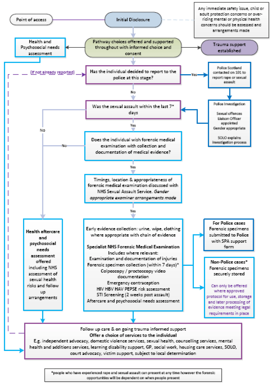 Coordinated Multiagency Sexual Assault Response and Review Pathway