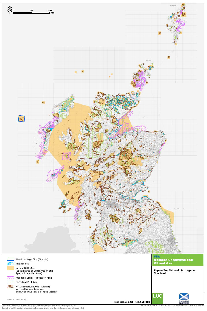 Figure 3a: Natural Heritage in Scotland