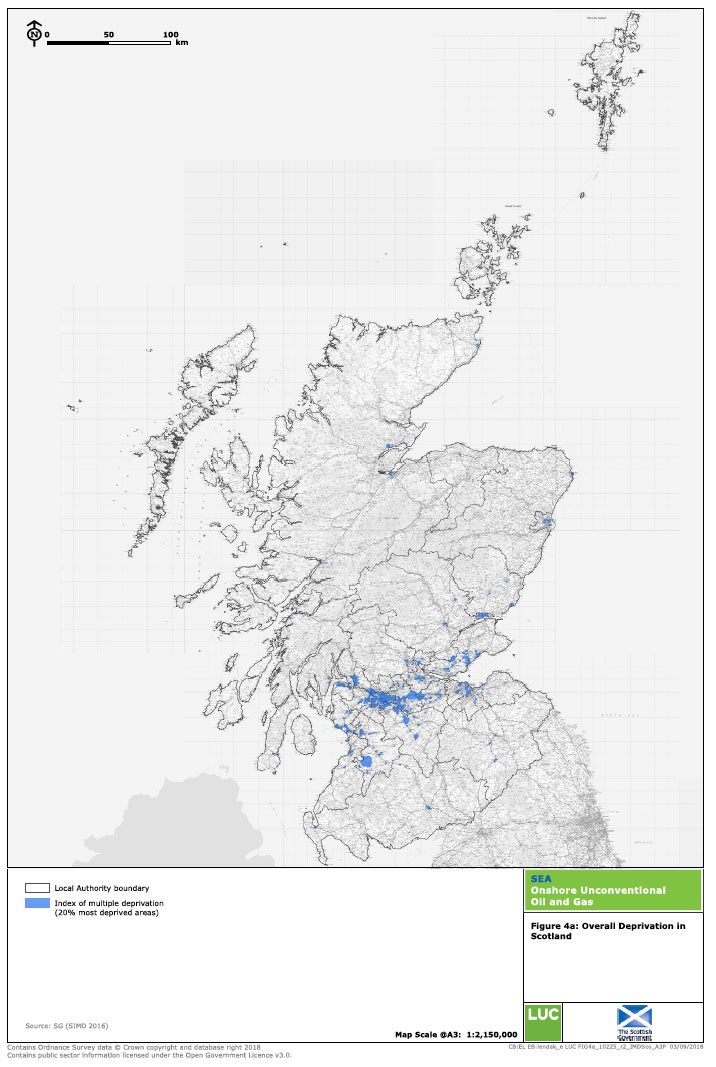 Figure 4a: Overall Deprivation in Scotland
