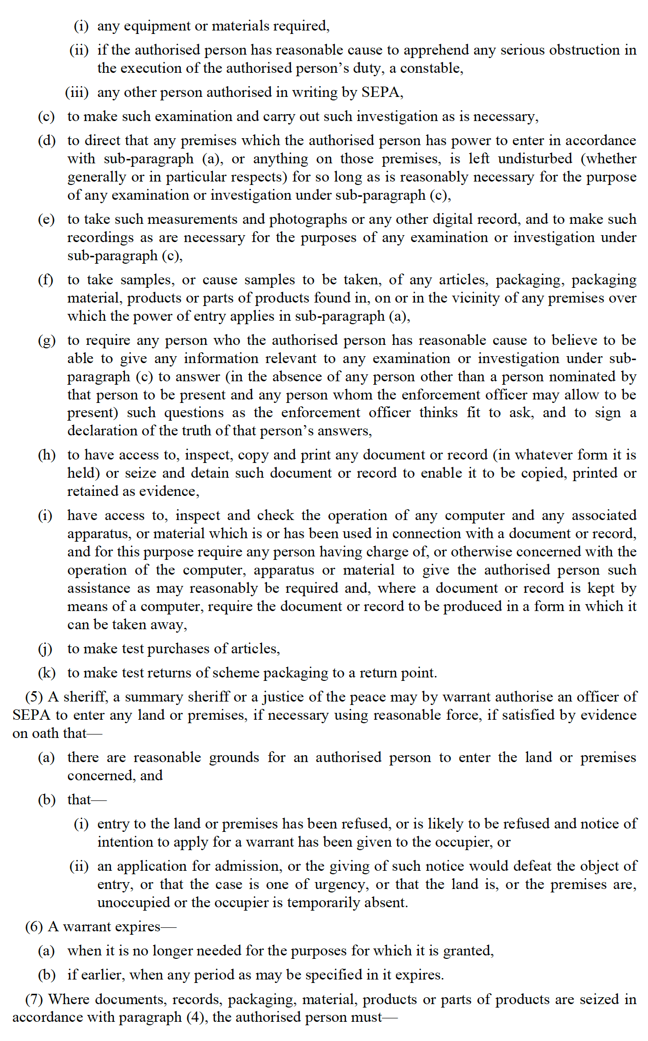 Regulations - part 17