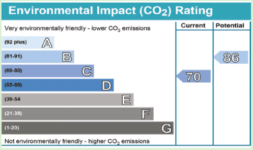 Environmental Impact Rating (EIR) presented in the form of a graph
