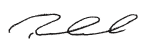 Councillor Ronnie McColl signature
