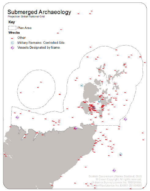 Figure 7.5 Submerged Archaeology in the PFOW Figure 7.5 Submerged Archaeology in the PFOW