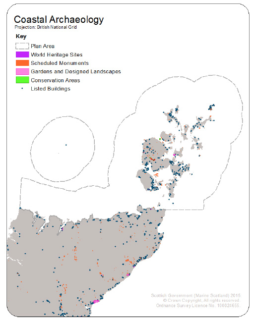 Figure 7.6 Coastal Archaeology in the PFOW Figure 7.6 Coastal Archaeology in the PFOW
