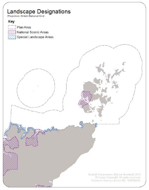Figure 7.7 Landscape designations in the PFOW Figure 7.7 Landscape designations in the PFOW