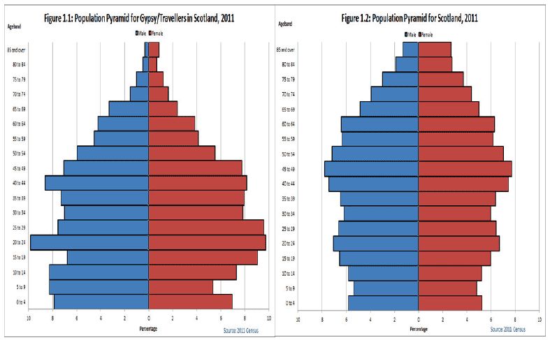 population pyramids