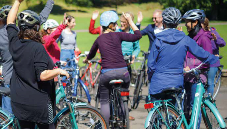 Activity session at Climate Challenge Fund Transport Networking event in 2017