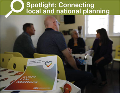 Local areas are refreshing or developing suicide prevention plans Local areas are refreshing or developing suicide prevention plans