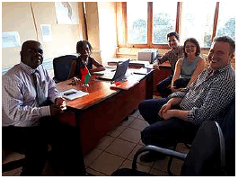 Meeting between SEPA and Government of Malawi officials. Meeting between SEPA and Government of Malawi officials.