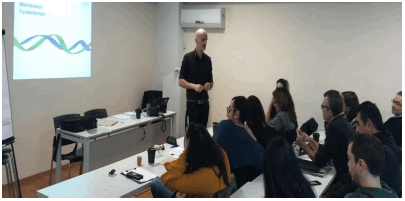 Member of SEPA team delivering training in Cyprus. Member of SEPA team delivering training in Cyprus.