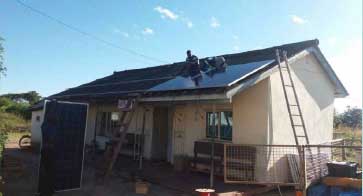 Installation of solar panels at Chitambo Hospital, Central Province, Zambia. Installation of solar panels at Chitambo Hospital, Central Province, Zambia.