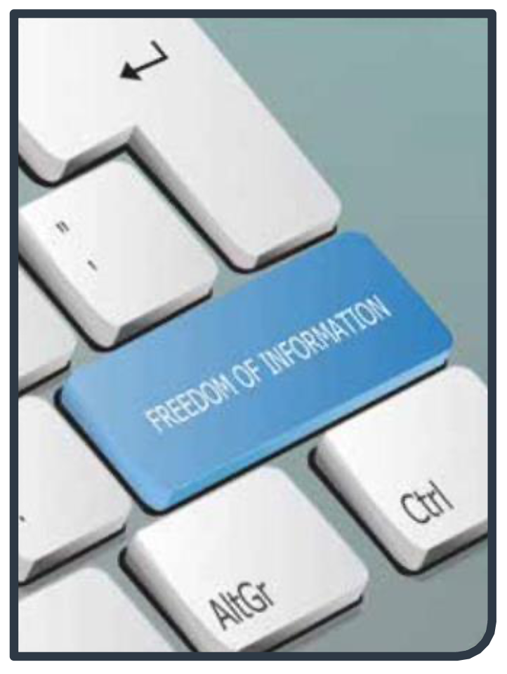 Freedom of Information words on keyboard.