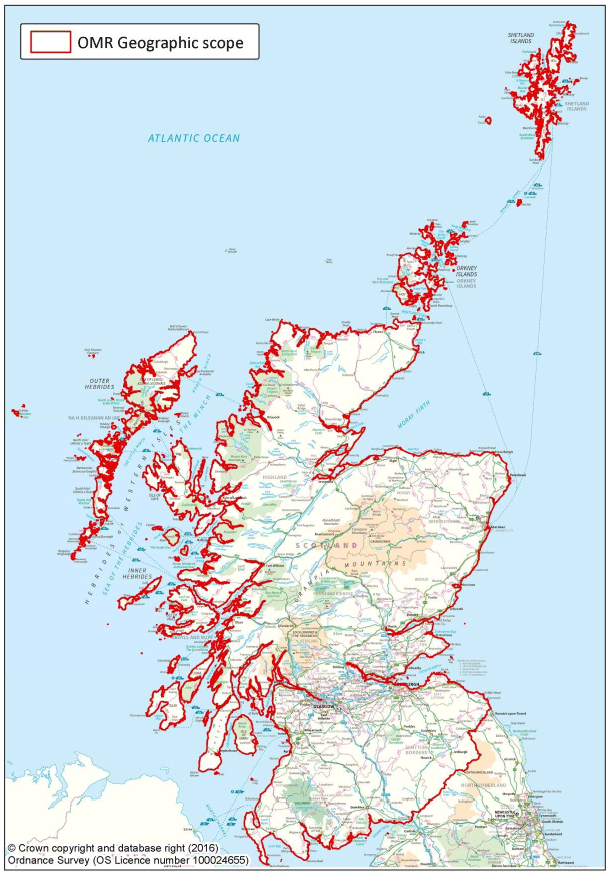 Geographic scope of Open Market Review Geographic scope of Open Market Review