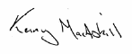 signature of KENNY MACASKILL