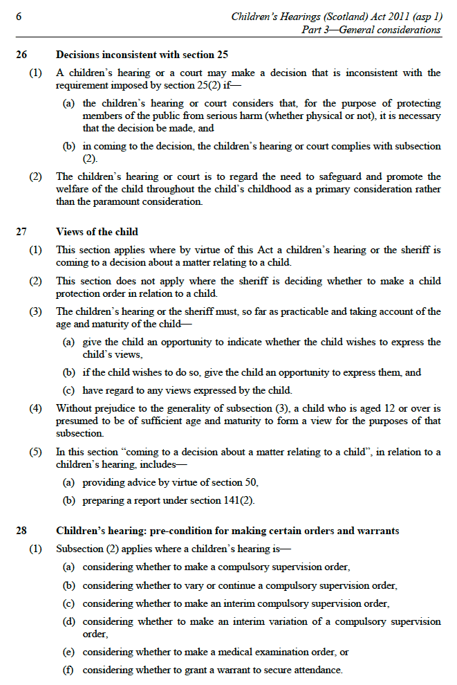 Children's Hearings (Scotland) Act 2011