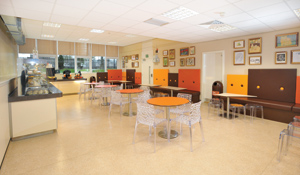 The Gallery café at Eastbank Academy, Shettleston, Glasgow