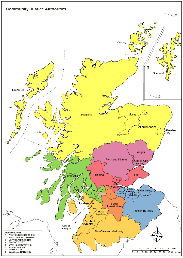 Geographical Model for Scotland
