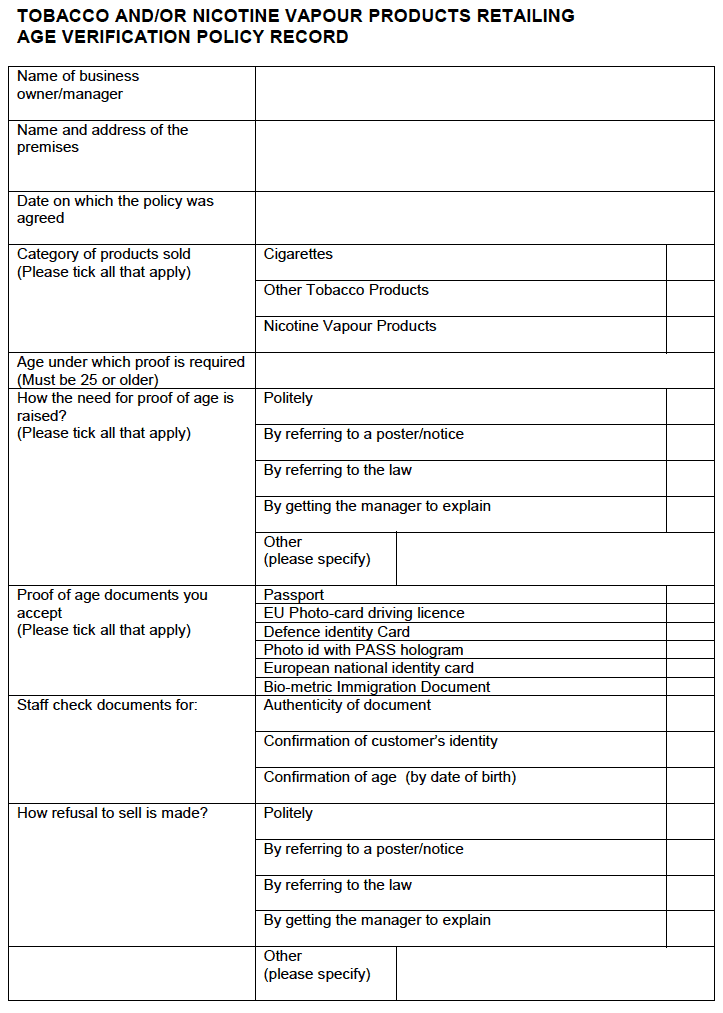 Age Verification Guidance Gov scot