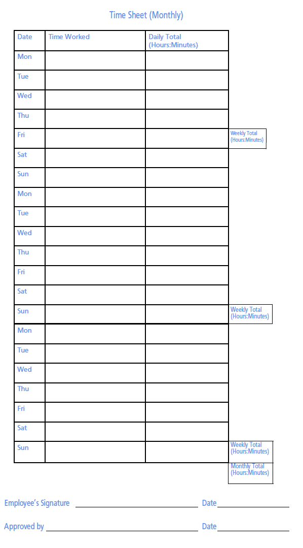 Appendix 2 sample time sheets scottish agricultural wages order 64 