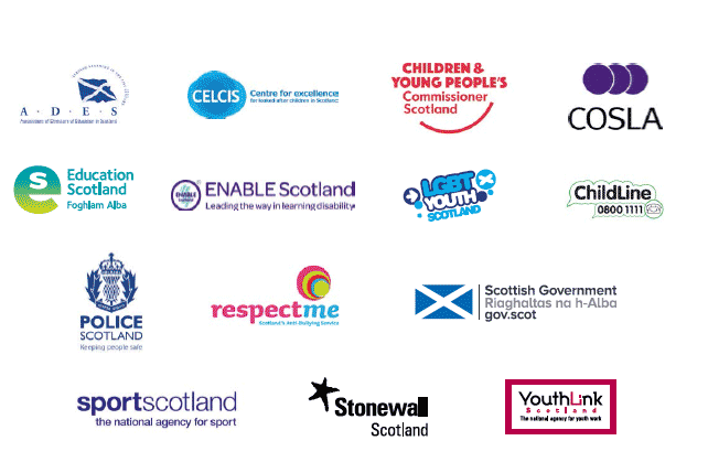 partner organisations/agencies who respect/support/enforce anti-bullying