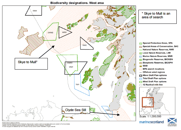Figure 16 West Area: overlap with pMPAs Figure 16 West Area: overlap with pMPAs