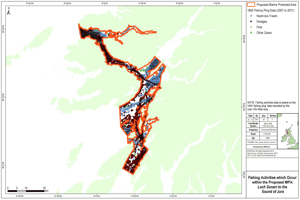 Fishing Activities which Occur within the Proposed MPA Loch Sunart to the Sound of Jura Fishing Activities which Occur within the Proposed MPA Loch Sunart to the Sound of Jura