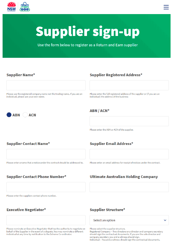 Example 1: Company Registration Form - part 1 Example 1: Company Registration Form - part 1