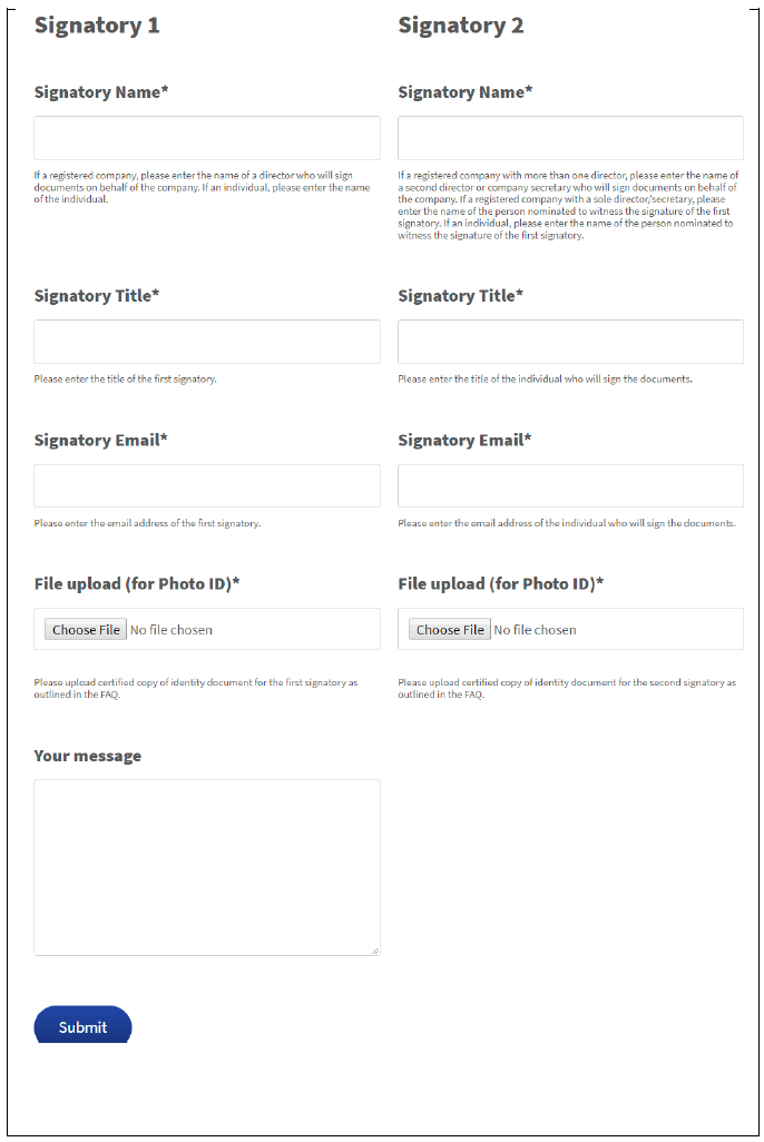 Example 1: Company Registration Form - part 2 Example 1: Company Registration Form - part 2
