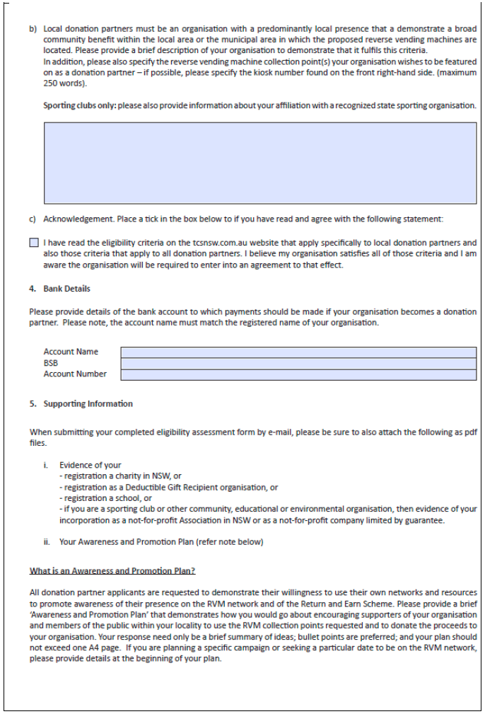 Example 4: Charity Registration Form - part 2 Example 4: Charity Registration Form - part 2
