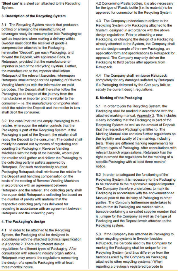 Example 2: General Terms Document - part 2 Example 2: General Terms Document - part 2