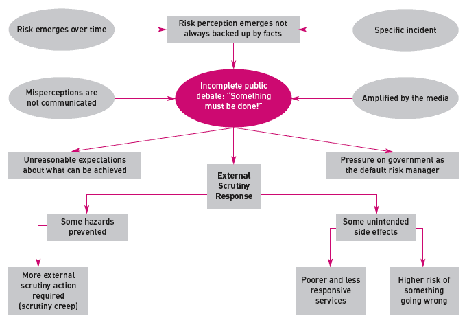 Diagram 5: The external scrutiny response to risk