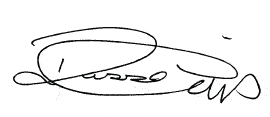 Signature of Professor Russel Griggs OBE