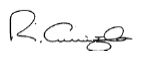 ROSEANNA CUNNINGHAM signature