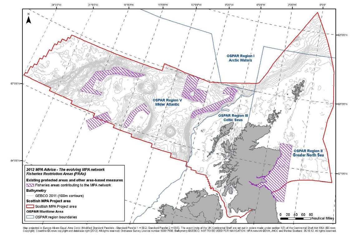 Figure 10 Other area-based measures considered to afford protection to marine habitats and species