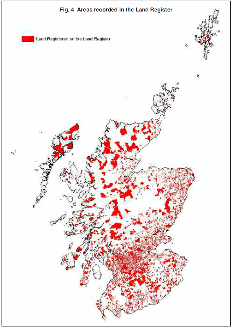 Fig. 4 Areas recorded in the Land Register Fig. 4 Areas recorded in the Land Register