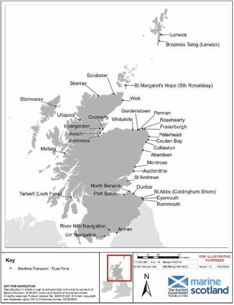 Fig. 15 Scotland’s Trust Ports Fig. 15 Scotland’s Trust Ports