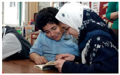 people reading a book people reading a book