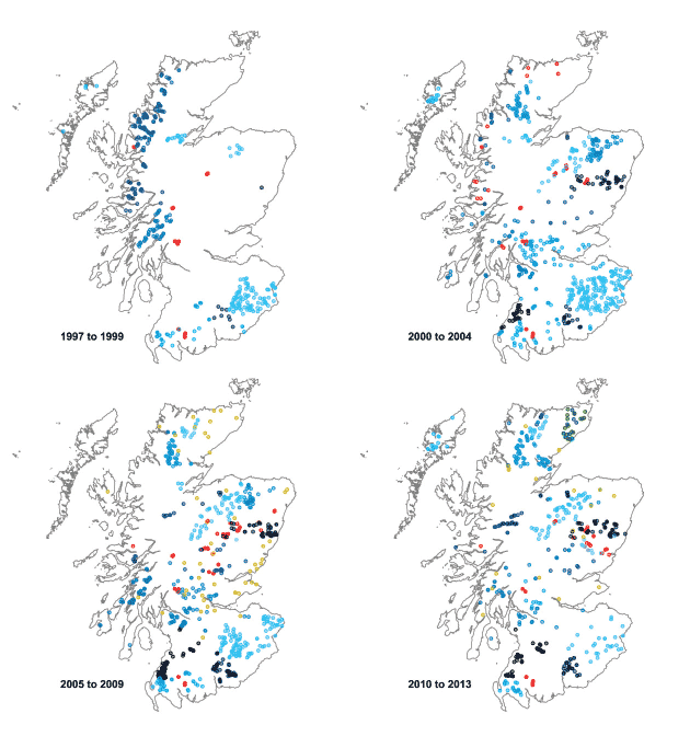 Spatial and temporal data coverage Spatial and temporal data coverage