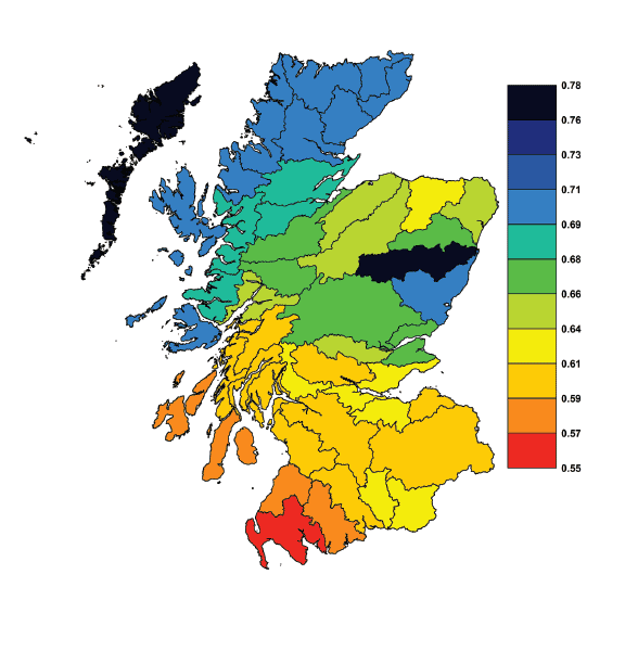 Estimates of spatial variability in capture probability Estimates of spatial variability in capture probability