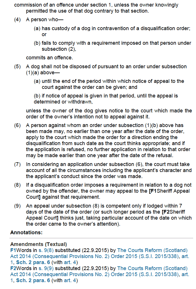 Protection of Wild Mammals (Scotland) Act 2002