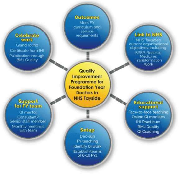 NHS Tayside Foundation Doctors QI Programme Diagram NHS Tayside Foundation Doctors QI Programme Diagram.
