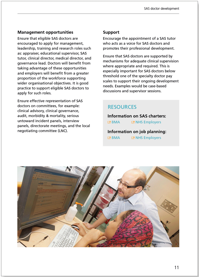 SAS Doctor Development: Summary of resources and further work - February 2017 SAS Doctor Development: Summary of resources and further work - February 2017