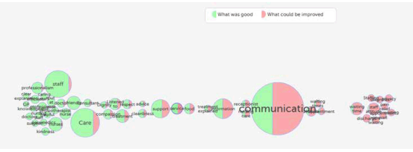 Figure 2. Care Opinion Tag Bubble
